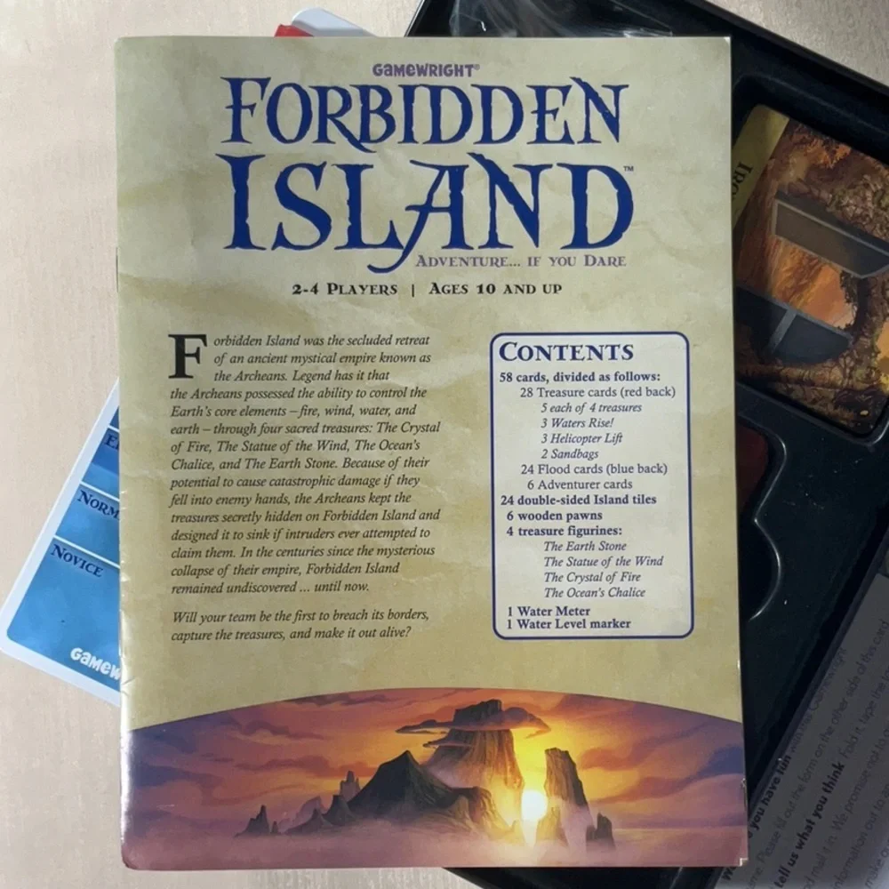 Forbidden Island by Gamewright Adventure…If You Dare